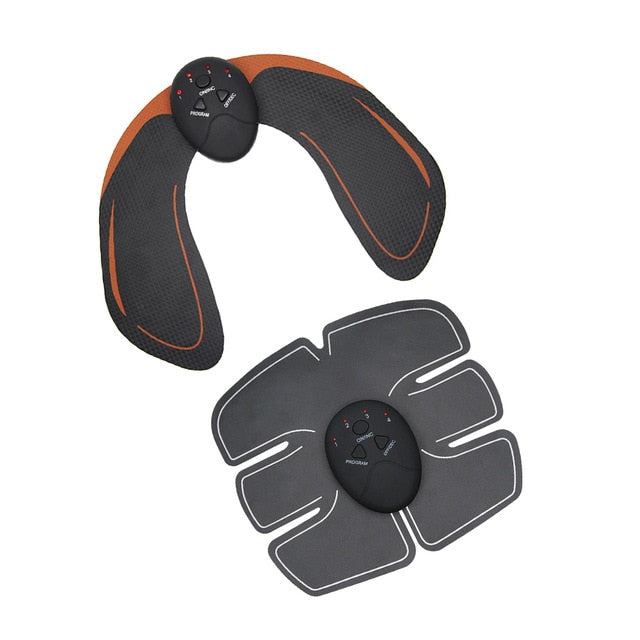 EMS Hip Trainer Muscle Stimulator Trainer ABS Fitness Lifting Buttock Abdominal Trainer Fitness Body Slimming Massage Unisex