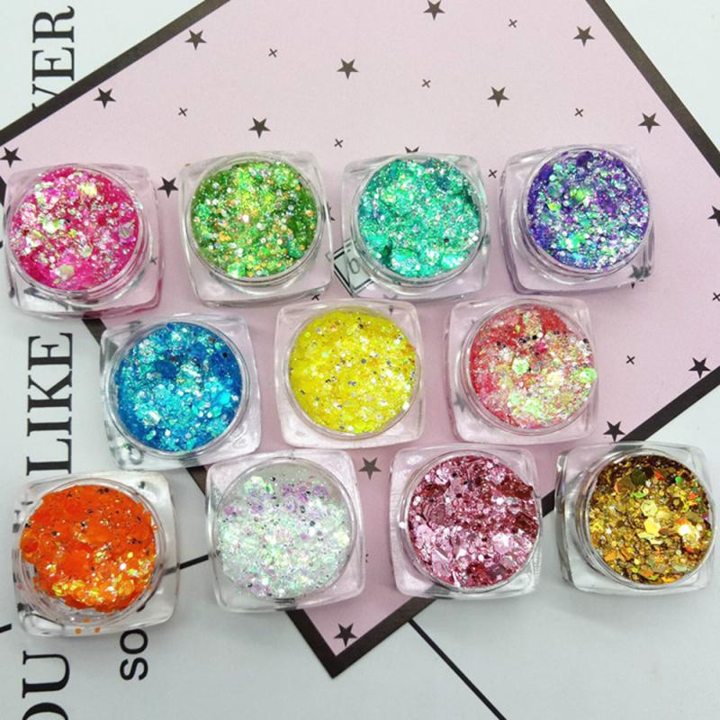 19 Colors Diamond Sequins Eyeshadow Palette Mermaid Sequins Gel Make Up Festival Party Makeup Cosmetics Maquiagem Makeup TSLM1