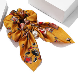 Women Hair Accessories for Baby Fashion Headband Fabric Cross Knotted Bow Chiffon Floral Hair Band Korea Headdress ladies Hoop