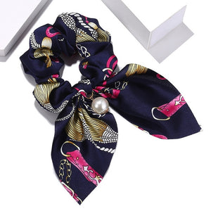 Women Hair Accessories for Baby Fashion Headband Fabric Cross Knotted Bow Chiffon Floral Hair Band Korea Headdress ladies Hoop