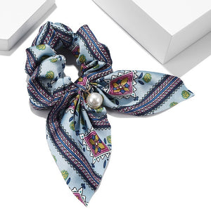 Women Hair Accessories for Baby Fashion Headband Fabric Cross Knotted Bow Chiffon Floral Hair Band Korea Headdress ladies Hoop