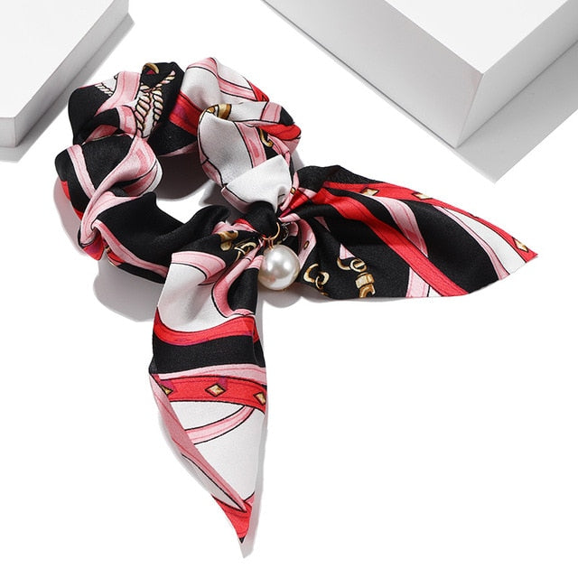 Women Hair Accessories for Baby Fashion Headband Fabric Cross Knotted Bow Chiffon Floral Hair Band Korea Headdress ladies Hoop