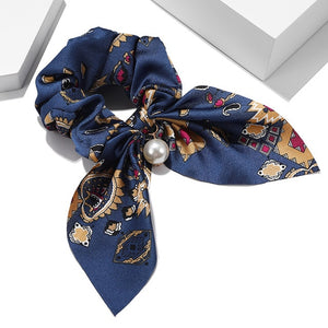 Women Hair Accessories for Baby Fashion Headband Fabric Cross Knotted Bow Chiffon Floral Hair Band Korea Headdress ladies Hoop