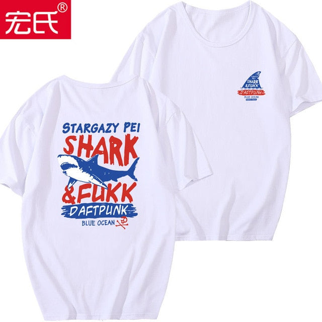 Special Japanese Tide brand short-sleeved men and women summer street hip hop T-shirt Chinese style lovers with half sleeves