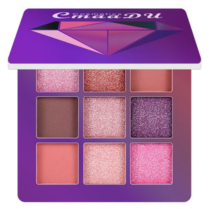 9 Colors Nude Eyeshadow Kit Matte Glitter Eyeshadow Palette Makeup Diamond Glitter Metallic Shiny Nude Eye Pigment Cosmetics