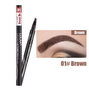 1Pcs Women Makeup Sketch Liquid Eyebrow Pencil  Waterproof Brown Eye Brow Tattoo Dye Tint Pen Liner Long Lasting Eyebrow