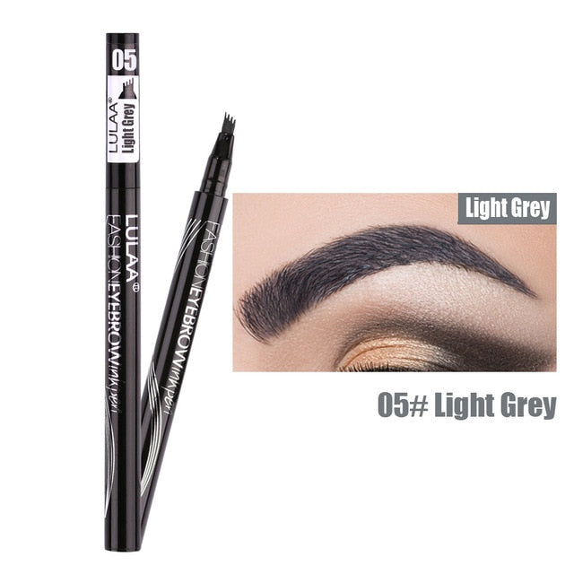 1Pcs Women Makeup Sketch Liquid Eyebrow Pencil  Waterproof Brown Eye Brow Tattoo Dye Tint Pen Liner Long Lasting Eyebrow