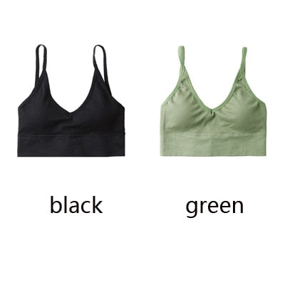 Queenral 2 Pcs Bras For Women Sexy Seamless Bra U Type Backless Bra Push Up Bralette Brassiere Women Bra Soutien Gorge Femme