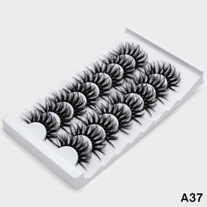 SEXYSHEEP 4/8 pairs 3D Mink Lashes Natural False Eyelashes Dramatic Volume Fake Lashes Makeup Eyelash Extension Silk Eyelashes