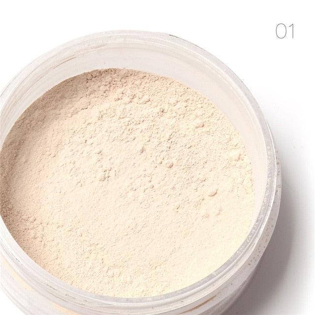 FOCALLURE Makeup Powder 3 Colors Loose Powder Face Makeup Waterproof Loose Powder Skin Finish Powder Face Loose Powder
