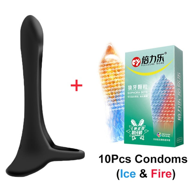 Couple G-Spot Vibrator With Cockring Penis Erection Long Lasting Vagina Clitoris Stimulate Nipples Massager Orgasm Adult Sex Toy