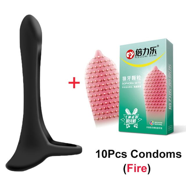 Couple G-Spot Vibrator With Cockring Penis Erection Long Lasting Vagina Clitoris Stimulate Nipples Massager Orgasm Adult Sex Toy