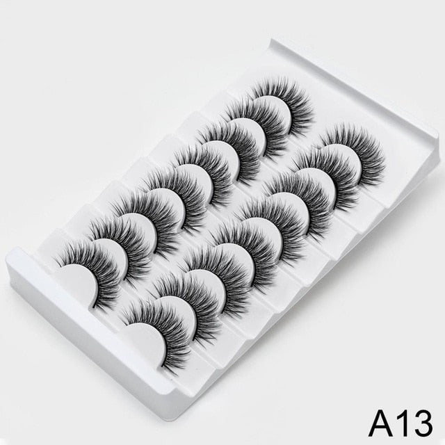 SEXYSHEEP 8/16/20 pairs 15-20mm natural 3D false eyelashes fake lashes makeup kit Mink Lashes extension mink eyelashes maquiagem