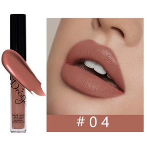 Waterproof Liquid Lipstick Makeup Matte Lip Gloss Long-lasting Cosmetics Lip Stick Cream Silky Glosses Velvet Nude Lipgloss 1Pcs