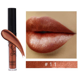 Waterproof Liquid Lipstick Makeup Matte Lip Gloss Long-lasting Cosmetics Lip Stick Cream Silky Glosses Velvet Nude Lipgloss 1Pcs