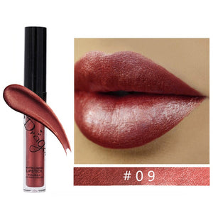 Waterproof Liquid Lipstick Makeup Matte Lip Gloss Long-lasting Cosmetics Lip Stick Cream Silky Glosses Velvet Nude Lipgloss 1Pcs