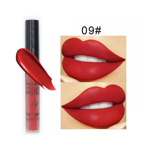 Waterproof Liquid Lipstick Makeup Matte Lip Gloss Long-lasting Cosmetics Lip Stick Cream Silky Glosses Velvet Nude Lipgloss 1Pcs