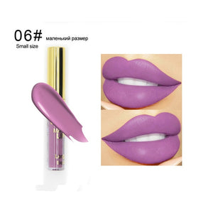 Waterproof Liquid Lipstick Makeup Matte Lip Gloss Long-lasting Cosmetics Lip Stick Cream Silky Glosses Velvet Nude Lipgloss 1Pcs