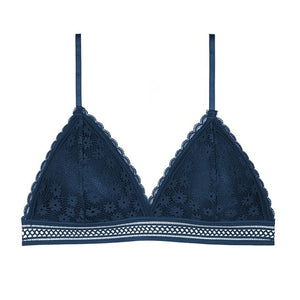 1/2PCS French Style Bralette Seamless Deep V Lace Bra Wireless Thin Underwear Sexy Lingerie Soft Push Up Bras For Women Hot