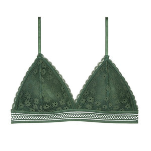 1/2PCS French Style Bralette Seamless Deep V Lace Bra Wireless Thin Underwear Sexy Lingerie Soft Push Up Bras For Women Hot