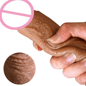 7/8 Inch Huge Realistic Dildo Silicone Penis Dong with Suction Cup for Women Masturbation Lesbain Sex Toy