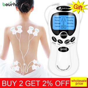 8 models EMS Electric herald Tens Machine Acupuncture Body Massage Digital Therapy Massager Muscle Stimulator Electrostimulator
