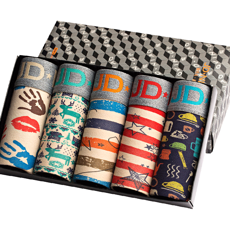 hot Underwear Men Cotton boxer Homme Brand Mens Underpants Male Panties Breathbale shorts U convex pouch men plus Size L-3XL