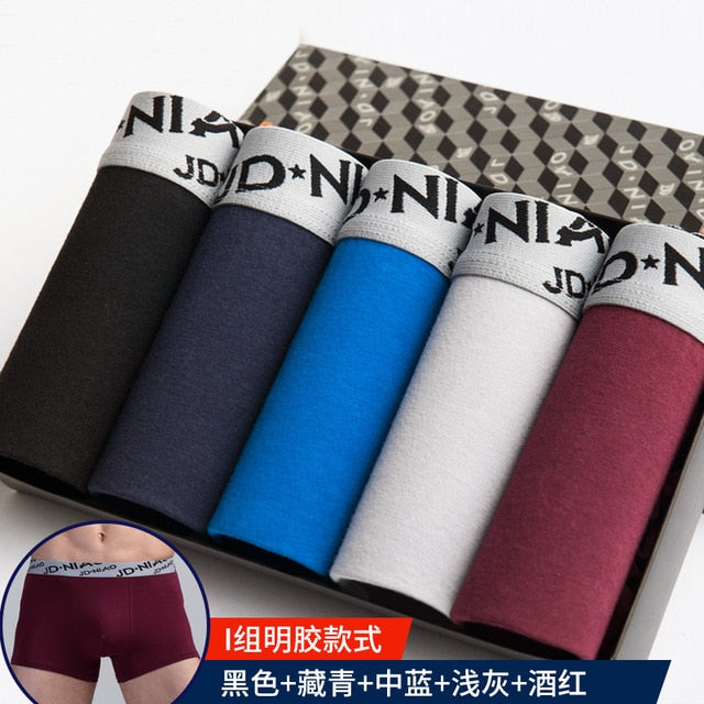 hot Underwear Men Cotton boxer Homme Brand Mens Underpants Male Panties Breathbale shorts U convex pouch men plus Size L-3XL