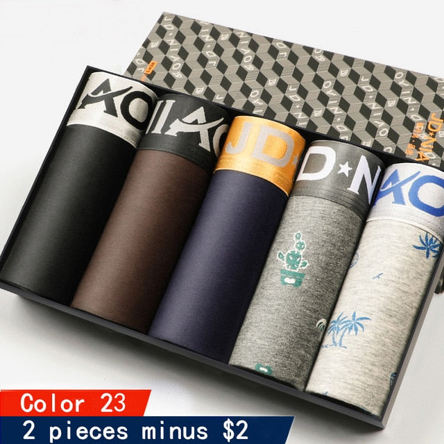 hot Underwear Men Cotton boxer Homme Brand Mens Underpants Male Panties Breathbale shorts U convex pouch men plus Size L-3XL