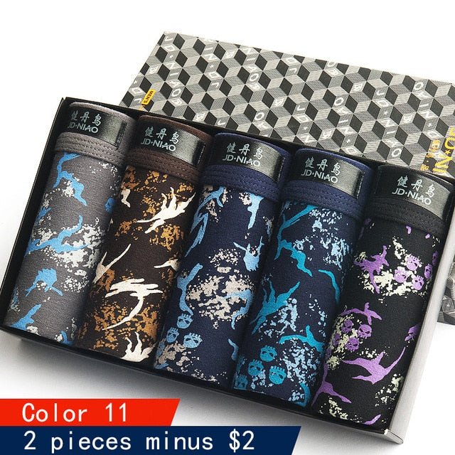 hot Underwear Men Cotton boxer Homme Brand Mens Underpants Male Panties Breathbale shorts U convex pouch men plus Size L-3XL