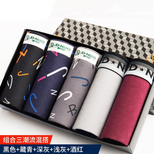 hot Underwear Men Cotton boxer Homme Brand Mens Underpants Male Panties Breathbale shorts U convex pouch men plus Size L-3XL