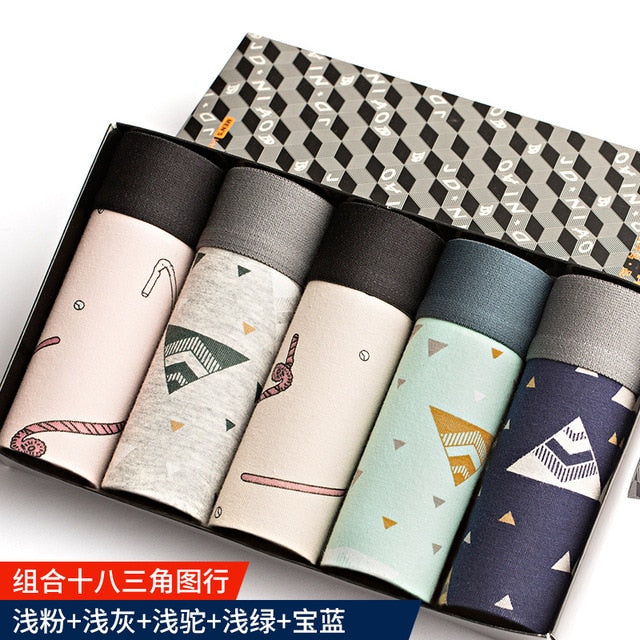 hot Underwear Men Cotton boxer Homme Brand Mens Underpants Male Panties Breathbale shorts U convex pouch men plus Size L-3XL