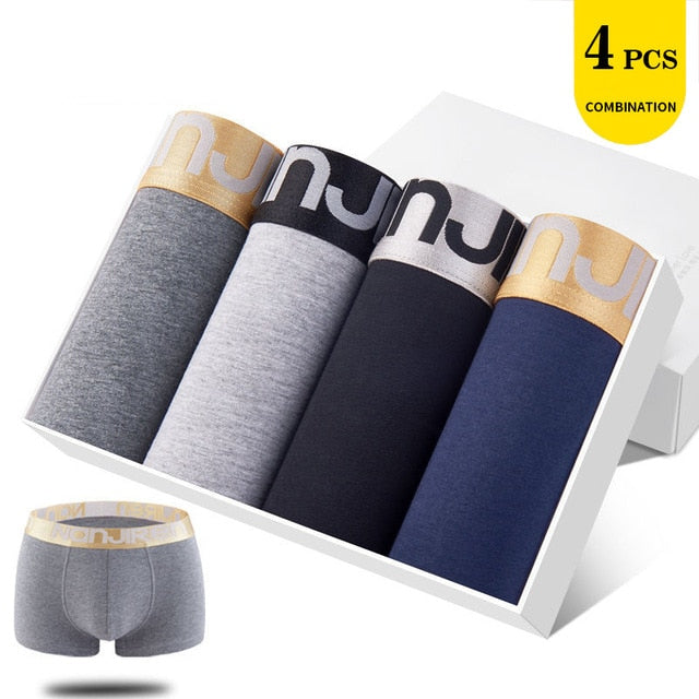 hot Underwear Men Cotton boxer Homme Brand Mens Underpants Male Panties Breathbale shorts U convex pouch men plus Size L-3XL