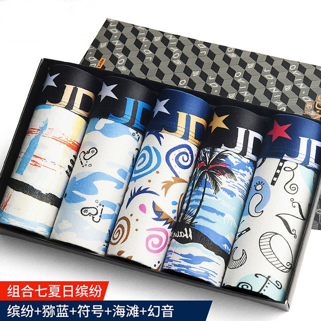 hot Underwear Men Cotton boxer Homme Brand Mens Underpants Male Panties Breathbale shorts U convex pouch men plus Size L-3XL