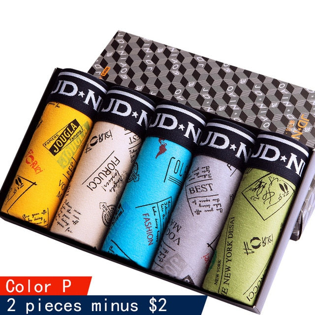 hot Underwear Men Cotton boxer Homme Brand Mens Underpants Male Panties Breathbale shorts U convex pouch men plus Size L-3XL