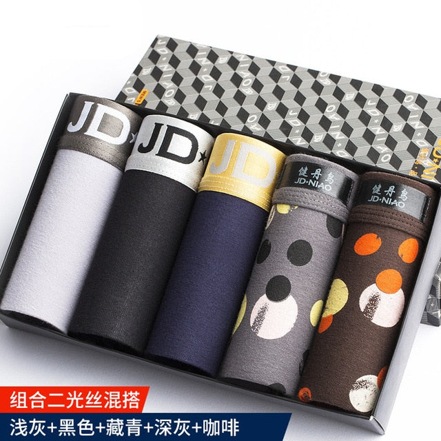 hot Underwear Men Cotton boxer Homme Brand Mens Underpants Male Panties Breathbale shorts U convex pouch men plus Size L-3XL